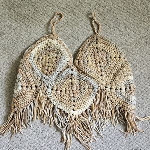 Handmade crochet crop top